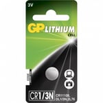 CR1/3N (GP), 3.0V, 160 mAh