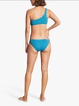 Seafolly Sea Dive One Shoulder Bandeau Bikini Top, Turquoise Size UK 14 BNWT