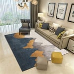 room carpet Gray Carpet salon gray abstract mountain pattern anti-dirty carpet water wash mats and rugs 140X200CM rug 4ft 7.1''X6ft 6.7''