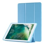 Atiyoo Coque pour iPad 10.2 - Coque arrière Rigide Fine avec Support pour iPad 10.2 Pouces - Multi-Angle - Protection des Coins de 10.2 Pouces - Bleu Ciel