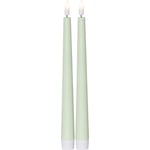 Star Trading LED-antikljus 2-pack Flamme Candy grön 060-23