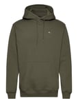 Tommy Jeans Tjm Reg S Flag Fleece Hoodie Grön