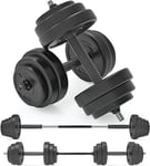 30KG Adjustable Vinyl Weights Dumbbells Set For Body Fitness