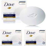 3 x Dove Beauty Cream Bar | Classic Original Soap for Shower & Bath Cleansing |