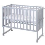 Roba roba Comforter & Bassinet 3in1 med barriär Style grå