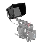 NITZE JT-A01B MONITOR CAGE FOR ATOMOS SHINOBI 7 WITH SUNHOOD