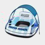 Bestway Badring Hydro Force Rapid Rider, 1.23 x meter, vit/blå + lagningslapp solskydd