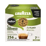 Lavazza, A Modo Mio Tierra for Planet, 256 Coffee Capsules, for an Espresso with Fruity Notes, 100% Arabica, Intensity 7/13, Medium Roast, 16 Packs x 16 Coffee Pods