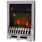 Modern Electric Fireplace 1 & 2KW LED Fire Place Effect Heater Fire Flame