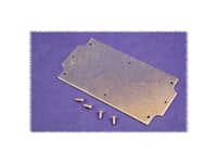 Hammond Electronics 1554Rpl Monteringsplatta (L X B X H) 151 X 147 X 1 Mm Stålplatta Natur 1 St