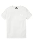 Tommy Hilfiger Boys Essential Flag T-Shirt - Bright White, Bright White, Size 12 Years