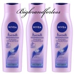 Nivea Hair Milk REGENERATION Shampoo shine serum almond milk pH balance ￼250mlX3
