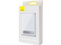 Baseus vridbar hållare Baseus hopfällbar magnetisk hållare för iPhone MagSafe (vit)