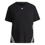 adidas WTR Icons 3S T T-Shirt Women's, Black/White, 1X