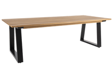 Laurion matbord svart/teak