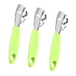 BESTonZON 3Pcs Kitchen Plate Clip Stainless Steel Anti-scalding Plate Lifter Hot Dish Tong Gripper Bowl Pan Clip Holder for Hotel Home Kitchen (Light Green)