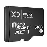 XD Carte mémoire Micro SD 64 Go XDMICRO8Q