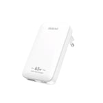 Dudao GaN USB Reseladdare 65W med USB och USB-C PD - Vit