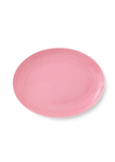 Lyngby Porselen Rhombe Color Ovalfat Rosa 28x21 cm