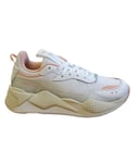 Puma RS-X Tech Lace Up Mens Chunky Trainers White 369329 04 Rubber - Size UK 3.5