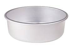 Pentole Agnelli FAMA43/826 Conical Cake pan with Rim, Aluminum, 26 X 26 X 8 cm