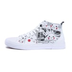 AKEDO x Pokémon 25th Anniversary White Signature High Top - UK 9 / EU 43