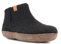 Wool by Green Comfort Everest Wool Boot tofflor Black-001 42 - Fri frakt