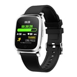 Smartwatch CV06 - Bluetooth Kroppstemperatur Puls Sportsmodes Sömn Vattentät Svart/Silver