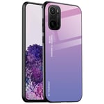 Alamo Gradient Glass Case for Xiaomi Redmi Note 10 4G / Note 10S, Colorful Tempered Glass Phone Cover - Color 2
