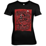 Hybris La Tortuga - Hola Death Girly Tee (Black,XL)