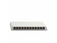 Rutenbeck Pp-Cat.6A Iso-12 Ap Rw - Patchpanel - Skärmad - Ytmonterad, Lämplig För Väggmontering, Skrivbord, Din-Skena - Rj-45 X 12 - Ren Vit, Ral 9010