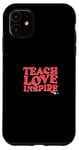 Coque pour iPhone 11 Teach Unicorn Love Inspire – Joli design de professeur de licorne