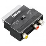 Adapter 3xRCA-Scart Hona-Hane I/O Svart