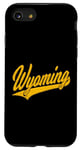 Coque pour iPhone SE (2020) / 7 / 8 State of Wyoming Varsity, style maillot de sport classique