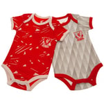 Liverpool FC Baby 1990 Retro Bodysuit Set (Pack of 2) - 0-3 Months