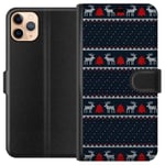 Apple iPhone 11 Pro Max Svart Plånboksfodral Tomtens Team
