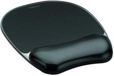 Fellowes Gel Crystals musmatta med handledsstöd svart