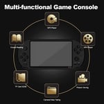 X12 Handheld Game Video Game Consoles with Double Rocker For GBA NES Games Support TF Card With 5.1" Screen 8GB Portable Game Console_color:black