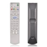 Kafuty Replacement Remote for Sony TV RM-ED005 RM-GA005 RM-W112 RM-ED014 RM-ED006 RM-ED008, ABS, Black + Silver