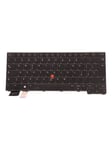 Lenovo Lite-On - notebook replacement keyboard - with Trackpoint - Italian - black - Kannettavan tietokoneen näppäimistö - vaihtoon - Italialainen - Musta