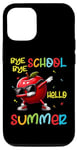 Coque pour iPhone 12/12 Pro Bye Bye School Hello Summer Funny Last Day Dabbing Apple