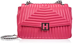 HUGO Jodie Shoulder Bag-q, Sac à bandoulière Femme, Rose foncé 658, Taille Unique