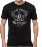 Five Finger Death Punch 5FDP Howe Eagle Crest Metal Music Band T Shirt FIV10083