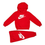 NIKE - Tracksuit consisting of sweatshirt and trousers - Hoodie - Sweatshirt with kangaroo pockets - Sweatshirt with embroidered logo - Trousers with adjustable waist with drawstring, trousers with