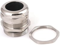 Kabelgenomföring M20 Mässing Med Mutter, Ip68, Kabel Ø 6-12 Mm