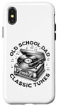 iPhone X/XS Old School Dad Father's Day Vinyl Records Player Retro Gifts Case