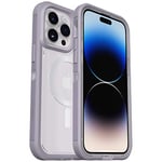 OtterBox Defender Series XT Coque pour iPhone 14 Pro (Uniquement) – Ciel Lavande (Violet/Transparent), sans écran, Robuste, se clipse sur MagSafe, Attache Cordon
