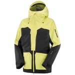 SALOMON Qst Gore-tex Pro Jacket M - Jaune / Noir taille XL 2024