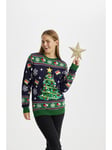 Jule-Sweaters - Christmas Tree Sweater LED - S