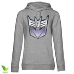 Distressed Decepticon Shield Girls Hoodie, Hoodie